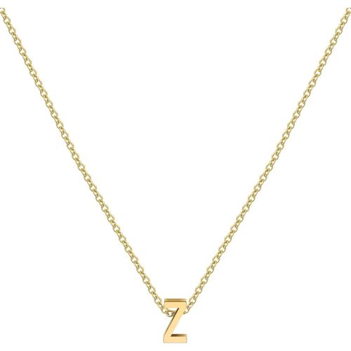 Kal-Collier Femme Or, Collier Pendentif Initiales Lettres En Acier Inoxydable, Plaqué Or 18k A-Z Alphabet Chaîne, Cadeaux D'anniversaire Personnalisés Pour Femmes