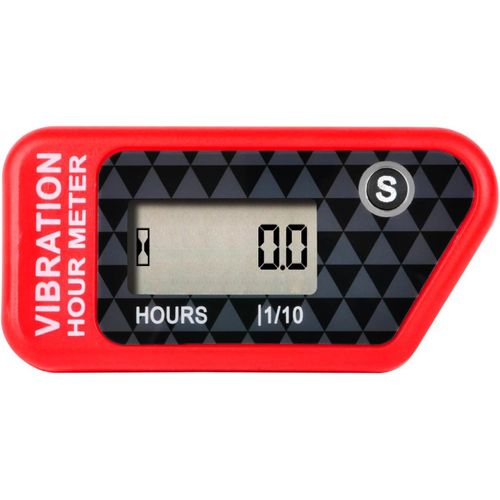 Kal-Jayron Jr-Hm016b Lcd Jauge De Compteur Horaire Numérique Sans Fil Par Vibration Activée,Pour Toutes Les Machines Vibrantes,Compresseur D'air,Générateur,Jet Ski,Tondeuse À Gazon,Tronçonneuse