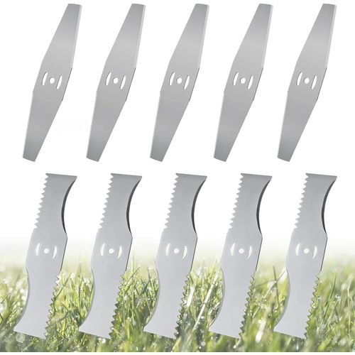 KAL-16 Pièces Lame Coupe Bordure: Coupe Bordure Lame De Rechange, Lames De Rechange En Métal, Accessoire De Coupe-Bordure Sans Fil, Professionnel Pour Jardin Et Terrain Difficile