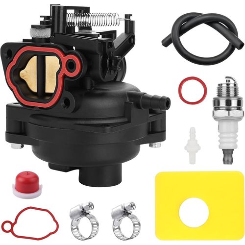 KAL-Carburateur Pour Moteurs Briggs Et Stratton, Remplacement Du Filtre À Air Du Carburateur Avec Accessoires Carburateur Pour Débroussailleuse Carburateur Tondeuse Pour 799583 595656 591979 591160