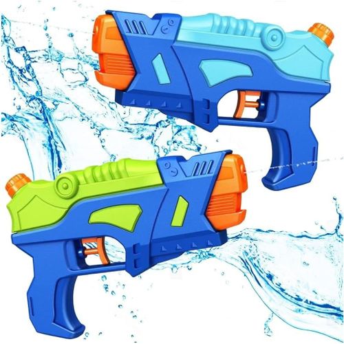 Kalanka-Lot De 2 Pistolets À Eau Pour Enfants, Garçons, Adultes, Pistolets Spatiaux Pour Tirer, Pistolet À Eau Pour Enfants, Lot De 2 Pistolets À Eau Puissants Fusils À Eau Super Puissants