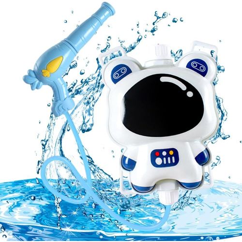 Kalanka-Pistolet A Eau Sac A Dos, Astronautes Pistolet A Eau Avec Reservoir Dorsal Jouet D'été Pour Enfants Pistolet À Eau Piscine Plage Jouet D'été Pistolet À Eau Pour Enfants Piscine Extérieure (12