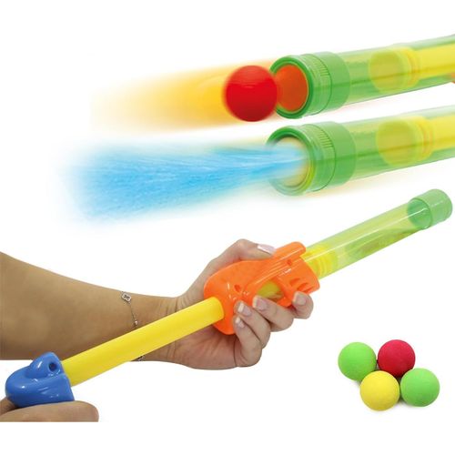 Kalanka-460313 - Mc Fizz Fizzy Balls Vert ¿ Pistolet À Eau 2 En 1 Avec Balles Souples, Pulvériser L`Eau/Tirer Des Balles, Système De Pompe