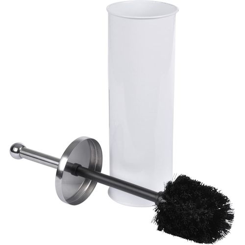 KALANKA-douceur d'intérieur, Brosse Wc (Diamètre 9.5 x 37 cm) Métalia Blanc, Métal