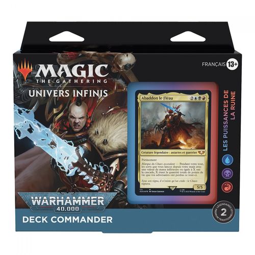 Wizards Of The Coast Magic: The Gathering - Commander Warhammer 40k Deck Commander Les Puissances De La Ruine