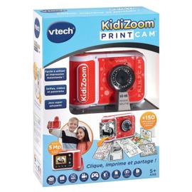 VTech KidiZoom PrintCam, appareil photo numérique haute définition pour  photos et vidéos, impressions instantanées, enfants de 4 ans+ 4+ Ans 
