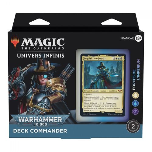 Wizards Of The Coast Magic: The Gathering - Commander Warhammer 40k Deck Commander Forces De L'imperium