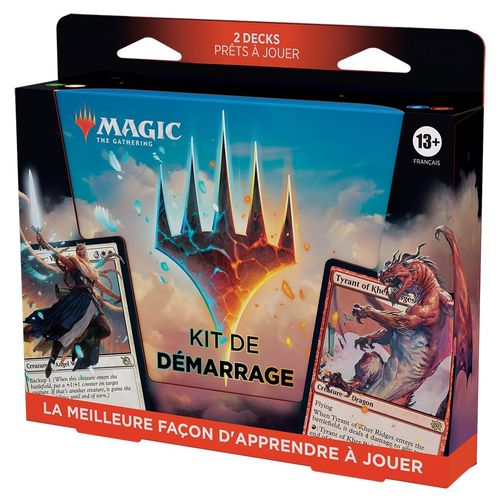 Wizards Of The Coast Kit De Démarrage Magic: The Gathering 2023 - Apprenez À Jouer Avec 2 Decks Prêts-À-Jouer + 2 Codes Pour Jouer En Ligne (Jeu De Cartes Fantastique Pour 2 Joueurs)