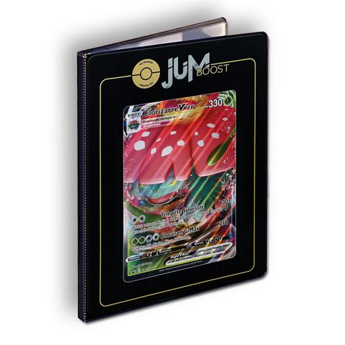 Florizarre Vmax Swsh102 - Full Art - Jumbo - Jumboost X Epée Et Bouclier 5 Styles De Combat - Portfolio A4 - Rangement 180 Cartes