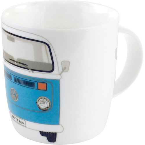 Kalanka-Vw Collection Grande Tasse En Céramique Pour Café, Thé, Cappuccino, Au Design Du Combi T2 Volkswagen (Face Avant Du Bus) (Bleu)