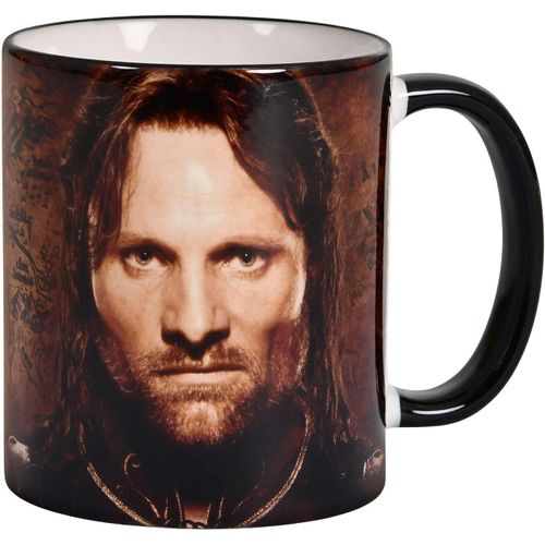 KALANKA-Seigneur des Anneaux plateau 20 annees collection Jubilé de Aragorn Wraparound et le film Logo 320 ml en céramique