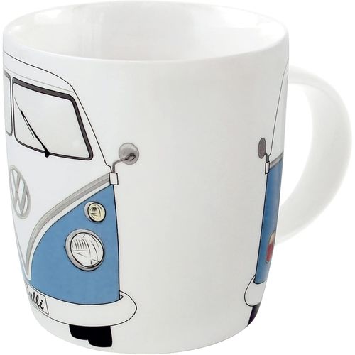 Kalanka-Vw Collection - Volkswagen Grande Tasse En Céramique Pour Café, Thé Et Cappuccino Avec Design Combi T1 Bus (Avant Du Combi/Bleu)