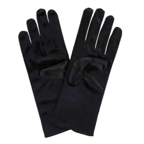 Mode Noir Court Demi Doigt Sans Doigts Laine Tricot Poignet Gant Hiver Gants Chauds Entraînement Pour Femmes Et Hommes Taille Unique Glv0289bk