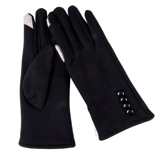 Gants D'hiver Pour Écran Tactile, Pour Femmes Et Hommes, Mitaines En Cachemire, Doigt Complet, Solides, Gants Élégants C