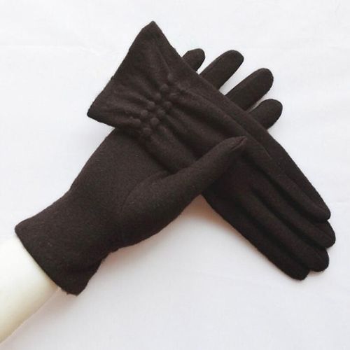 Gants D'hiver En Laine Pour Femmes, Nouveaux Gants Épais Et Chauds Pour Écran Tactile, Mitaines Roses Douces Et Élégantes Pour Printemps Et Automne, Taille Unique Café