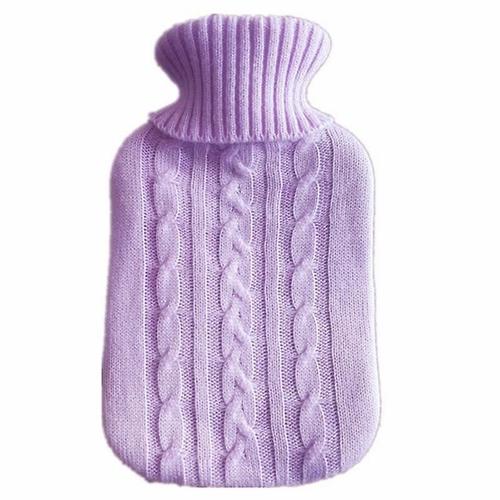 Bouillottes D'eau Chaude De 2000 Ml, Couverture De Bouillotte Chaude, Résistante Au Froid, Conservation De La Chaleur, Produits, Grand Sac D'eau Chaude Tricoté, Couverture Style 05