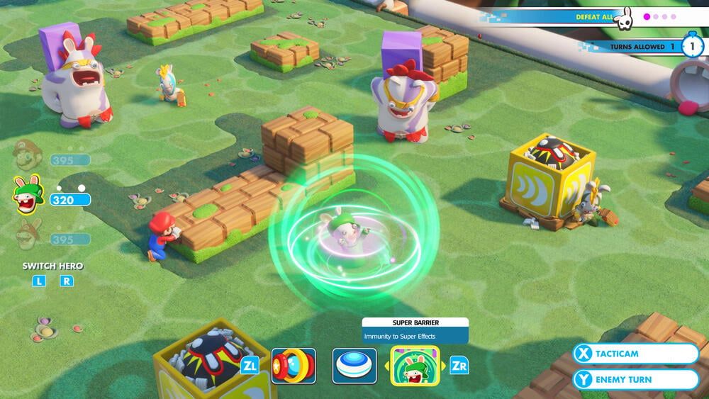 Mario + The Lapins Crtins Kingdom Battle (Code In A Box) Sw...