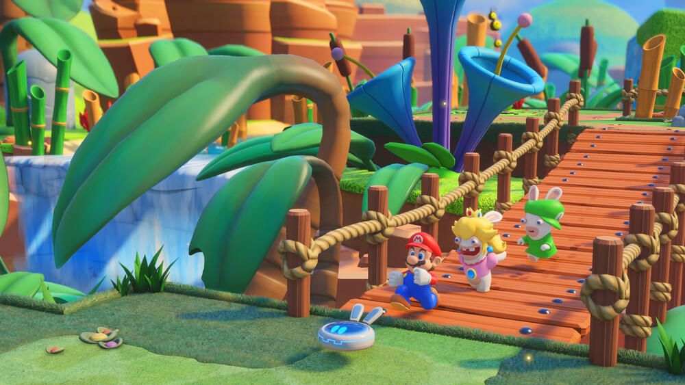 Mario + The Lapins Crtins Kingdom Battle (Code In A Box) Sw... - 5