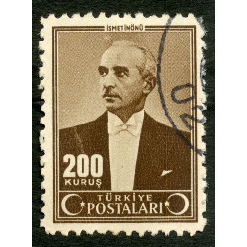 Timbre Oblitéré Turkiye Postalari, 200 Kurus