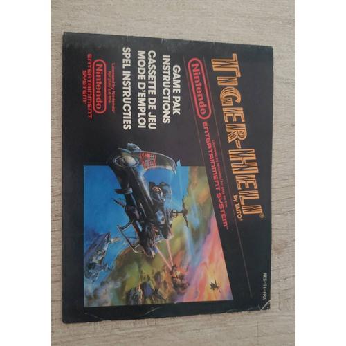 Notice De Jeu Nintendo Nes Tiger Heli