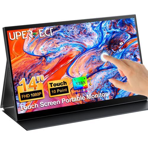 Moniteur portable UPERFECT écran tactile 14 " 1920*1080 Full HD 60hz 16:9 800:1  220cd/m2