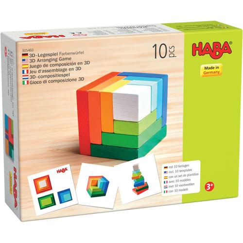 Haba Jeu Dassemblage En 3d Cube Multicolore