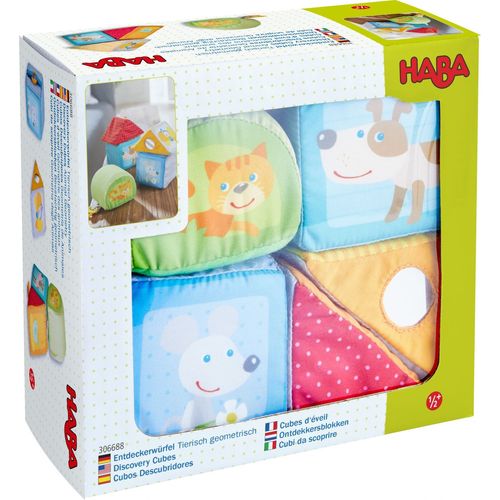 Haba Cubes D'éveil Géométrie Des Animaux