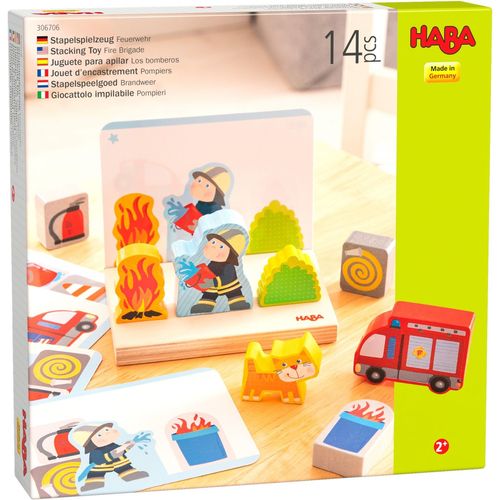 Haba Jeu À Empiler 3d Pompiers