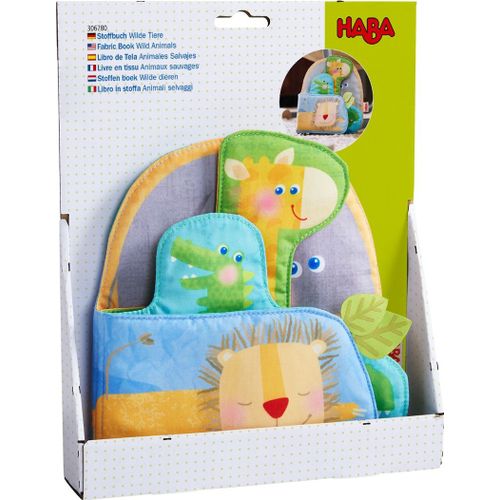 Haba Livre En Tissu Animaux Sauvages