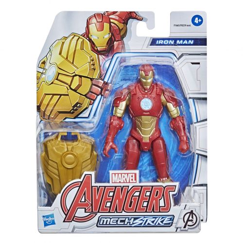 Avengers Movie Avengers Mech Strike - Iron Man De 15 Cm Avec Accessoire Mech De Combat