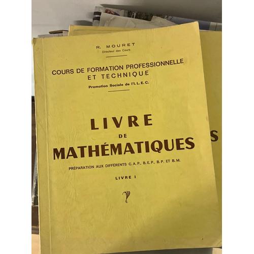 Livre De Mathématiques R Mouret