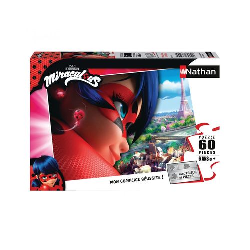 Puzzle N Nathan Puzzle 60 P - Miraculous Ladybug