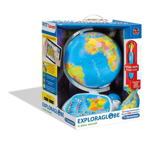 Petit globe terrestre bleu éducatif dia 13cm