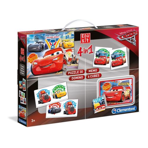 Mémo / Loto / Domino / Edukit Edukit 4 En 1 - Cars 3