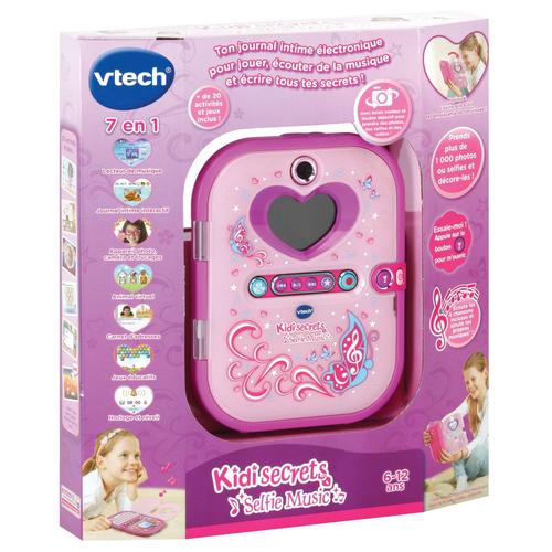 VTech - Journal intime électronique - KidiSecrets Selfie Music noir