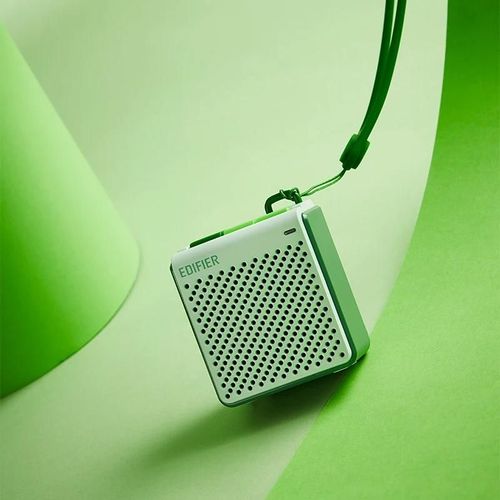 Edifier MP85 ¿ Haut-parleur Bluetooth compact, 70g, 8h autonomie, stéréo portable étanche, idéal voyage et sport ¿ Vert