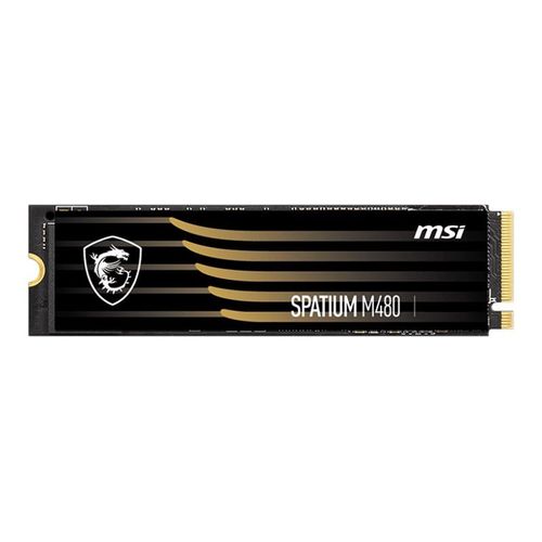 MSI SPATIUM M480 - SSD - 1 To - interne - M.2 2280 - PCIe 4.0 x4 (NVMe) - AES 256 bits