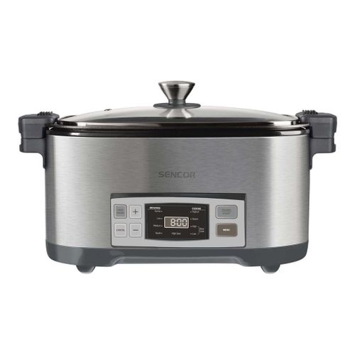 Sencor SPR 5500SS - Mijoteuse - 6 litres - 1350 Watt - argent