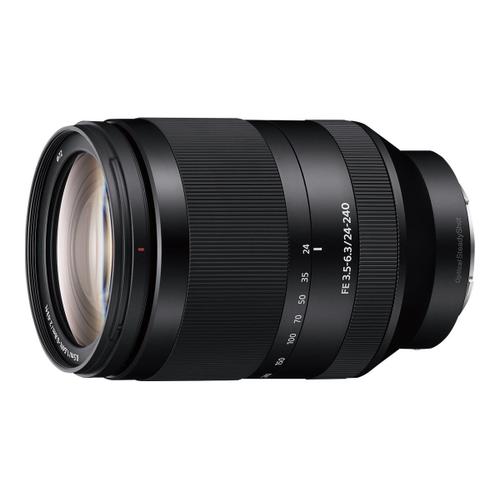 Objectif Sony SEL24240 - Fonction Zoom - 24 mm - 240 mm - f/3.5-6.3 FE OSS - Sony E-mount - pour Cinema Line; a VLOGCAM; a1; a6700; a7 IV; a7C; a7C II; a7CR; a7R V; a7s III; a9 II; a9 III