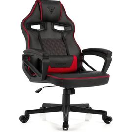 Sense7 Knight Ffauteuil Gaming - Fauteuil D'ordinateur Fauteuil De Bureau Hde Similicuir Noir-Rouge