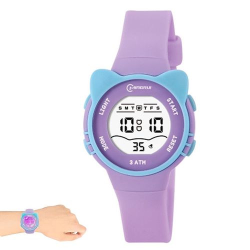Montre Digital Enfant Garçon Fille Montre Enfant Numérique Sport 30m Etanche Avec Alarme Date Chronomètre Led Rétro Eclairage