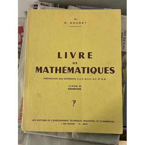 Très Beau Livre De Mathématiques 