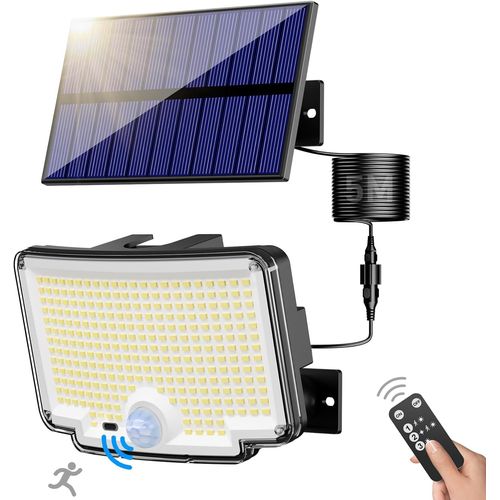 ERSHI-Lampe Solaire Extérieur Detecteur de Mouvement [310 LED/3Mode/Angle d'éclairage 270 °], Lumiere Exterieur avec Télécommande,[337]