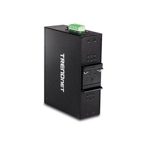 TRENDnet TI-G102 - Commutateur - non géré - 8 x 10/100/1000 + 2 x SFP Gigabit combiné - Montage sur rail DIN, fixation murale - Tension CC - Conformité TAA