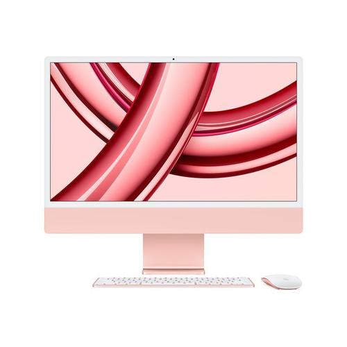 Apple iMac with 4.5K Retina display MQRD3FN/A - Fin 2023 - M3 8 Go RAM 256 Go Rose AZERTY