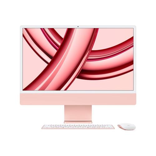 Apple iMac with 4.5K Retina display MQRU3FN/A - Fin 2023 - M3 8 Go RAM 512 Go Rose AZERTY