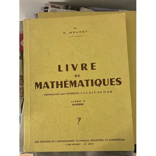 Très Beau Livre De Mathématiques Livre 2