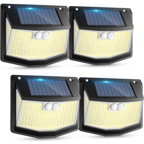 ERSHI-Lampe Solaire Exterieur Détecteur Mouvement: 248 LED Lumiere Solaire Extérieur avec Détecteur de Mouvement 3 Modes 270° Ecla[14]