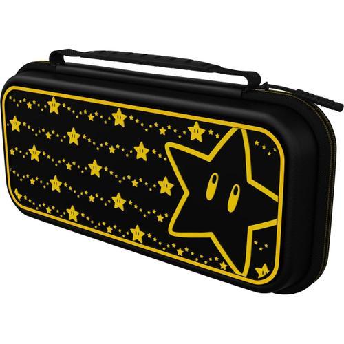 Pdp - Étui De Voyage Plus Glow Super Star Pour Nintendo Switch, Switch Lite Et Switch Oled