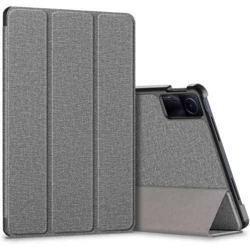 Heishu Coque Pour Xiaomi Redmi Pad Se 11 2023 Etui Housse Avec Veille Réveil Automatique Gris